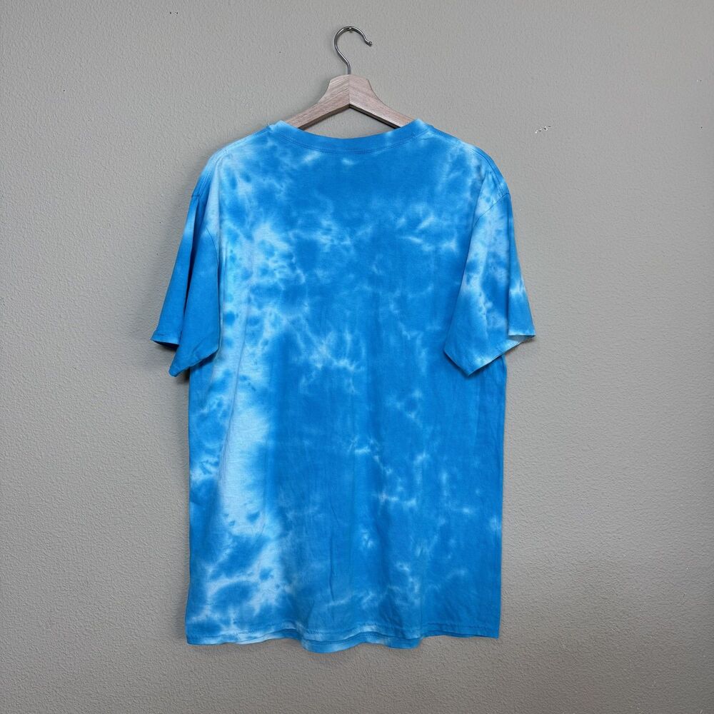Biggie Smalls Shirt Mens Medium Blue Tie Dye Mo Money Mo Problems Rap Hip Hop - Picture 2 of 8